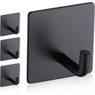 Kit 3 Ganchos Adesivos Cabide de Parede Organizador Multi Funcional Suporte de Toalha