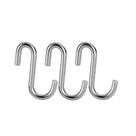 Kit 3 Ganchos em aço inox para barras de parede Schmitt S Kit 3 Ganchos em aço inox para barras de parede Schmitt S