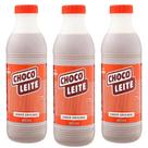 Kit 3 Garrafas Bebida Láctea Chocolate Choco Leite 880ml Original Pronta Para Beber