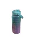 Kit 3 Garrafas D'água Motivacional Squeeze Academia Adesivo