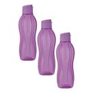 Kit 3 Garrafas de Água Tupperware Eco Amora Tupper 1L Kit 3 Garrafas de Água Tupperware Eco Amora Tupper 1L