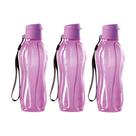 Kit 3 Garrafas de Água Tupperware Eco Tupper Lilás 500ml