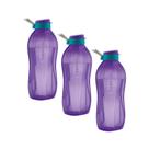 Kit 3 Garrafas de Água Tupperware Eco Tupper Orquídea 2L Kit 3 Garrafas de Água Tupperware Eco Tupper Orquídea 2L