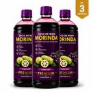 Kit 3 Garrafas Suco De Noni Natural 1 Litro Produto Lacrado