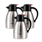 Kit 3 Garrafas Térmicas Inox Parede Dupla 1L Class Home Kit 3 Garrafas Térmicas Inox Parede Dupla 1L Class Home