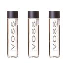 Kit 3 Garrafas Voss Água com Gás 375ml Original Garrafa de Vidro Premium Estilo Sofisticado