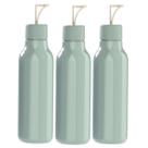 Kit 3 Garrafinhas De Água Squeeze 700ml Bpa Free Escritório