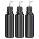 Kit 3 Garrafinhas De Água Squeeze 700ml Bpa Free Escritório