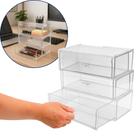 Kit 3 Gaveta Organizadora Modular Display Multiuso Escritório Maquiagem Cozinha Material Escolar Kit 3 Gaveta Organizadora Modular Display Multiuso Escritório Maquiagem Cozinha Material Escolar