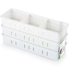 Kit 3 Gaveteiros Organizadores 27x9x5cm