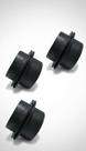 Kit 3 Gaxetas Flange 100mm PVC Flexível