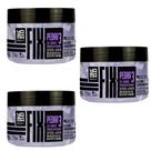 Kit 3 Gel Fixador Capilar Profissional Efeito Pedra Alta Fixação E Resistencia Yama 300g
