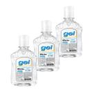 Kit 3 Gel Fixador Para Cabelos 250g Incolor S/ Álcool Crysal
