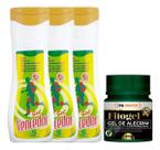 Kit 3 Gel massageador Vencedor + 1 Gel de Alecrim 100g Fitogel
