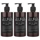 Kit 3 Gel Pré Barba Burbank 500mL Profissional Bancada Barbearia Barba Urbana B.URB Kit 3 Gel Pré Barba Burbank 500mL Profissional Bancada Barbearia Barba Urbana B.URB