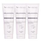 Kit 3 Gel Relaxante Relaxagel Alívio de Dores Musculares Pernas Costas Lakma 200g Kit 3 Gel Relaxante Relaxagel Alívio de Dores Musculares Pernas Costas Lakma 200g