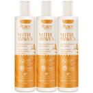 Kit 3 Gelatina Acidificante Capilar Apse Apice Nutri Waves Condicionante Modeladora Curvaturas 300ml