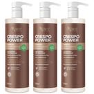 Kit 3 Gelatina Ativadora Apice Crespo Power Umidificadora Cabelo Profissional Vegano 500ml