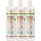 Kit 3 Gelatina Ativadora Condicionante África Baobá Apse Vegano Cacheados Crespos Ondulados 300ml