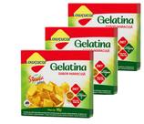 Kit 3 Gelatina Pó Diet C/ Stevia Plus Maracuja Lowçucar 10gr