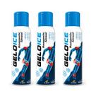 Kit 3 Geloice Massageador Spray Gel 150ml Alívio Muscular Mentolado