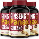 Kit 3 Ginseng Puro Panax Natural Suplemento Coreano 360 Cáps Forma Suprema