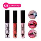 Kit 3 Gloss Labial Aumenta Lábios Bocão Pro Miss Lary ML005