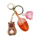 Kit 3 Gloss Oil Lip Com Chaveiro Capivara Mini Gloss Glitler