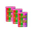 Kit 3 Goma de Mascar Aiaai Kids Zone com 18 Un de 2,5g cada