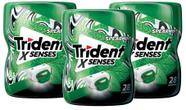kit 3 Goma Mascar SPEARMINT Trident X Senses 28 Unidades 54g