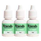 Kit 3 Gotas Secante de Esmalte de Unha com Disiloxane Secador Rápido 7ml Friends