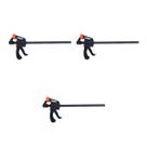 Kit 3 Grampos Sargento de Aperto Rápido 12Pol 300mm - CHARBS