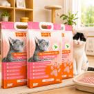 Kit 3 Granulado Higienico 6kg Gato Tofu Pessego 100% Natural