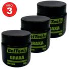 Kit 3 Graxa Corrente Moto Bicicleta 500g Resistente Água