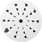Kit 3 Grelha Redonda Diâmetro de 15cm com Anti-inseto em Pvc Modelo Ii Astra Branco