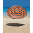 Kit 3 Guarda Sol 1,8m Aço Sombreiro Ipanema Praia Piscina Camping Vermelho - Tobee