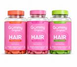 Kit 3 Gummy Hair Sabores Tutti, Melancia e Maça Verde SABOR:FRUTAS Kit 3 Gummy Hair Sabores Tutti, Melancia e Maça Verde SABOR:FRUTAS