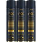 Kit 3 Hair Spray Care Liss Cless Extra Forte Laque Jato Extrasseco Fixacao Hidratacao Cabelo 400ml