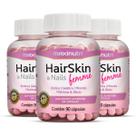 Kit 3 HairSkin Nails Femme Maxinutri 90 Cápsulas
