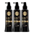kit 3 Haskell Cavalo Forte Tônico Ativador Força Brilho Crescimento 120 ML