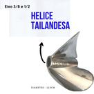 Kit 3 Hélices Tailandesa P/ Motor Rabeta 5.5-6,5 E 7HP Kit 3 Hélices Tailandesa P/ Motor Rabeta 5.5-6,5 E 7HP