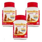 Kit 3 Hemolitan Pet Paracães E Gatos 30 Comprimidos Vetnil