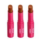 Kit 3 Hidra Balm Labial Cor Caramelo Niina Secrets Eudora 3,2g