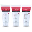 Kit 3 Hidratante Novapele Gomage limpeza pele 195g Dokmos