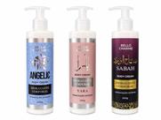 Kit 3 Hidratantes Corporais Body Cream Angelic Yara e Sabah 200g Bello Charme