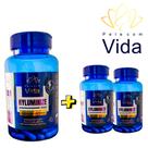 Kit 3 Hyluminize Face colágeno ácido hialurônico 60 caps
