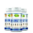 Kit 3 Imunutry Zinco, Selênio, Glutamina, Própolis e Vitaminas C, D e E Unilife 60 cápsulas