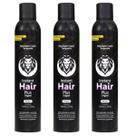 Kit 3 Instant Hair Plus Preto Maquiagem Para Calvície 300ml