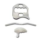 Kit 3 Instrumento Liberação Miofascial Inox Com Bolsinha