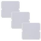 Kit 3 Interruptor Simples 250v Branco Tramontina 57217006